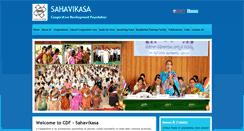 Desktop Screenshot of cdf-sahavikasa.net